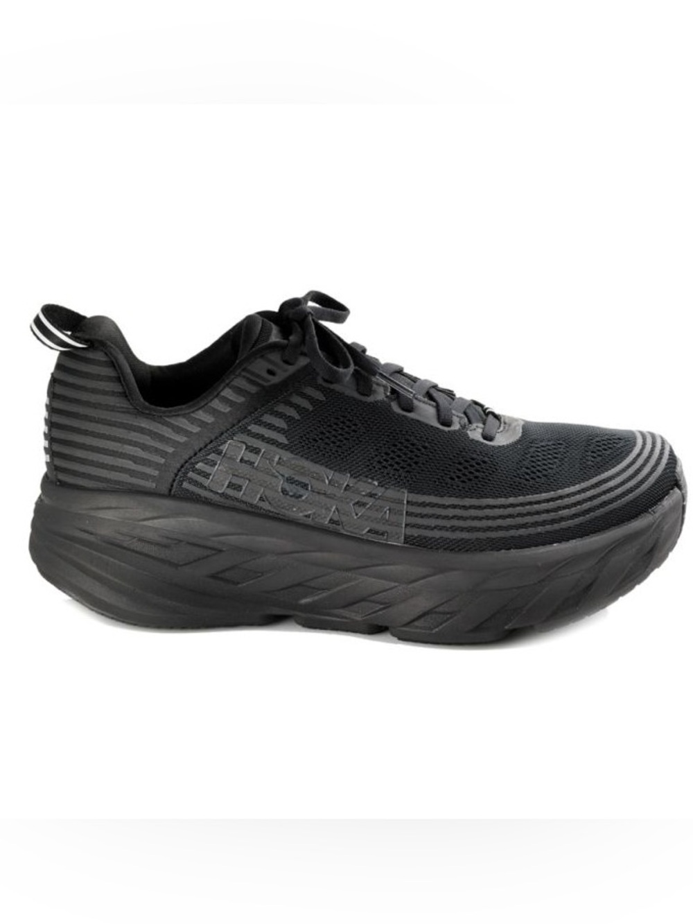 MEN’S HOKA ONE ONE - M BONDI 6 BLACK/BLACK- 8.5